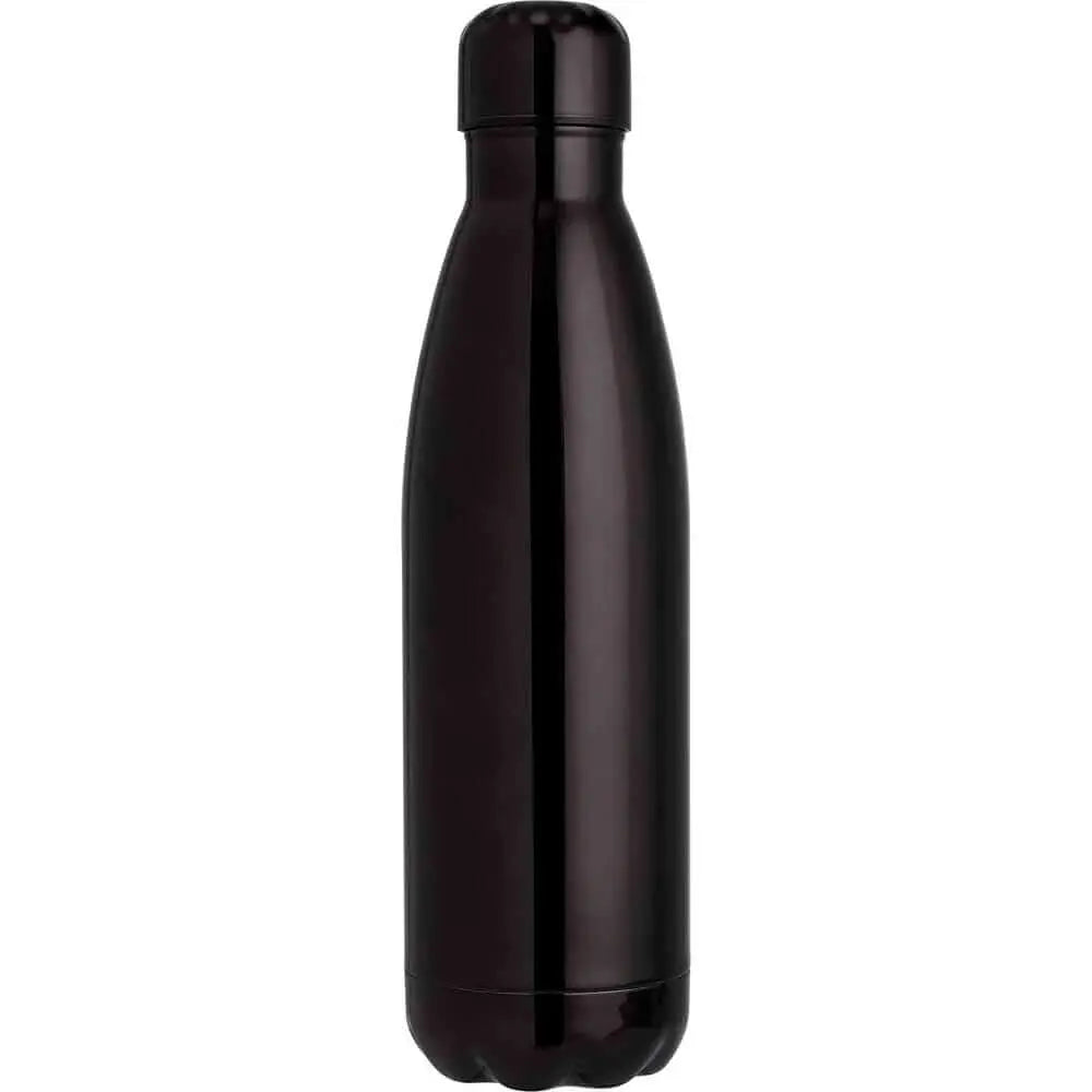 Water Bottle - Stainless Steel and Reusable - Black Sock Geeks