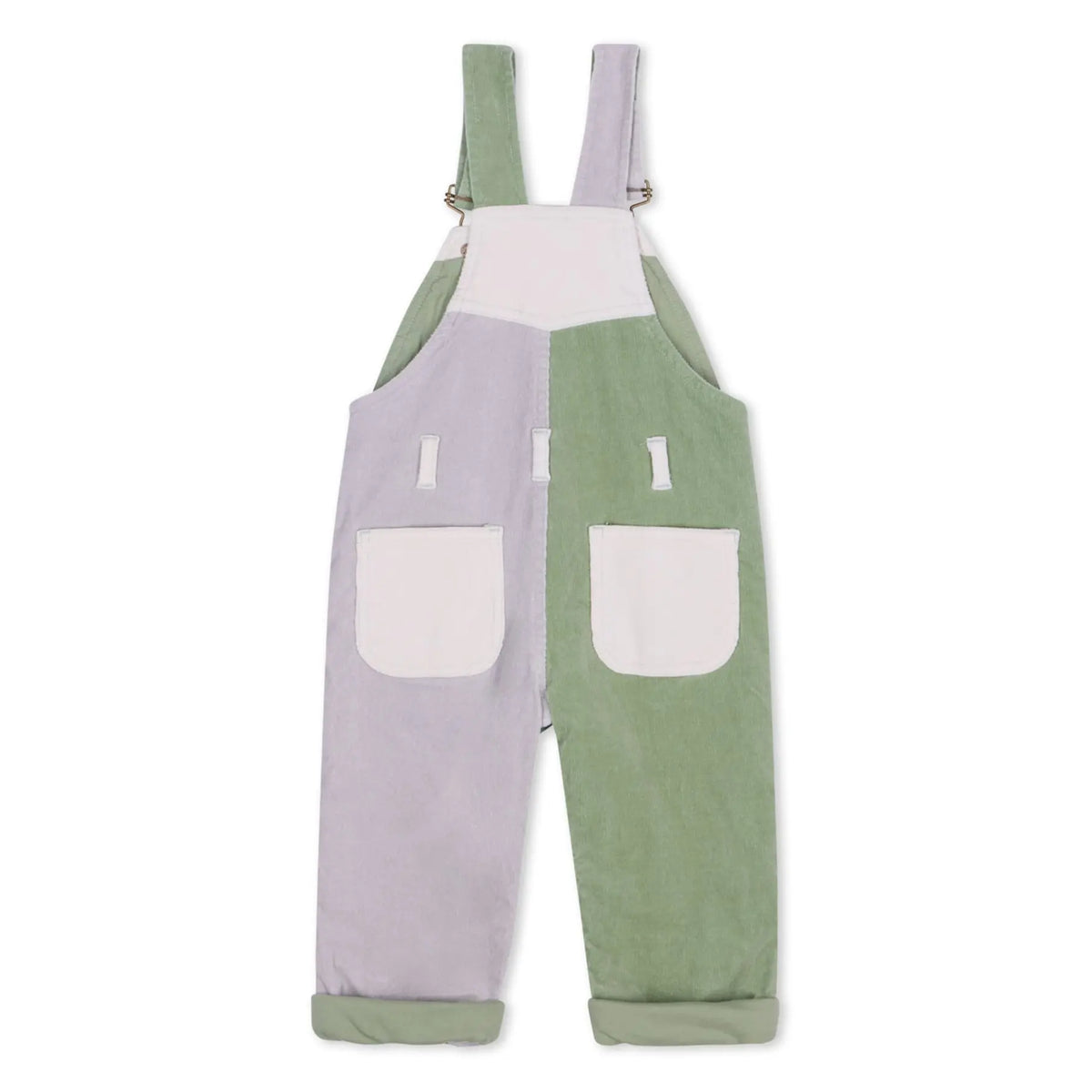 Waterlilies Patchwork Corduroy Dungarees Dotty Dungarees