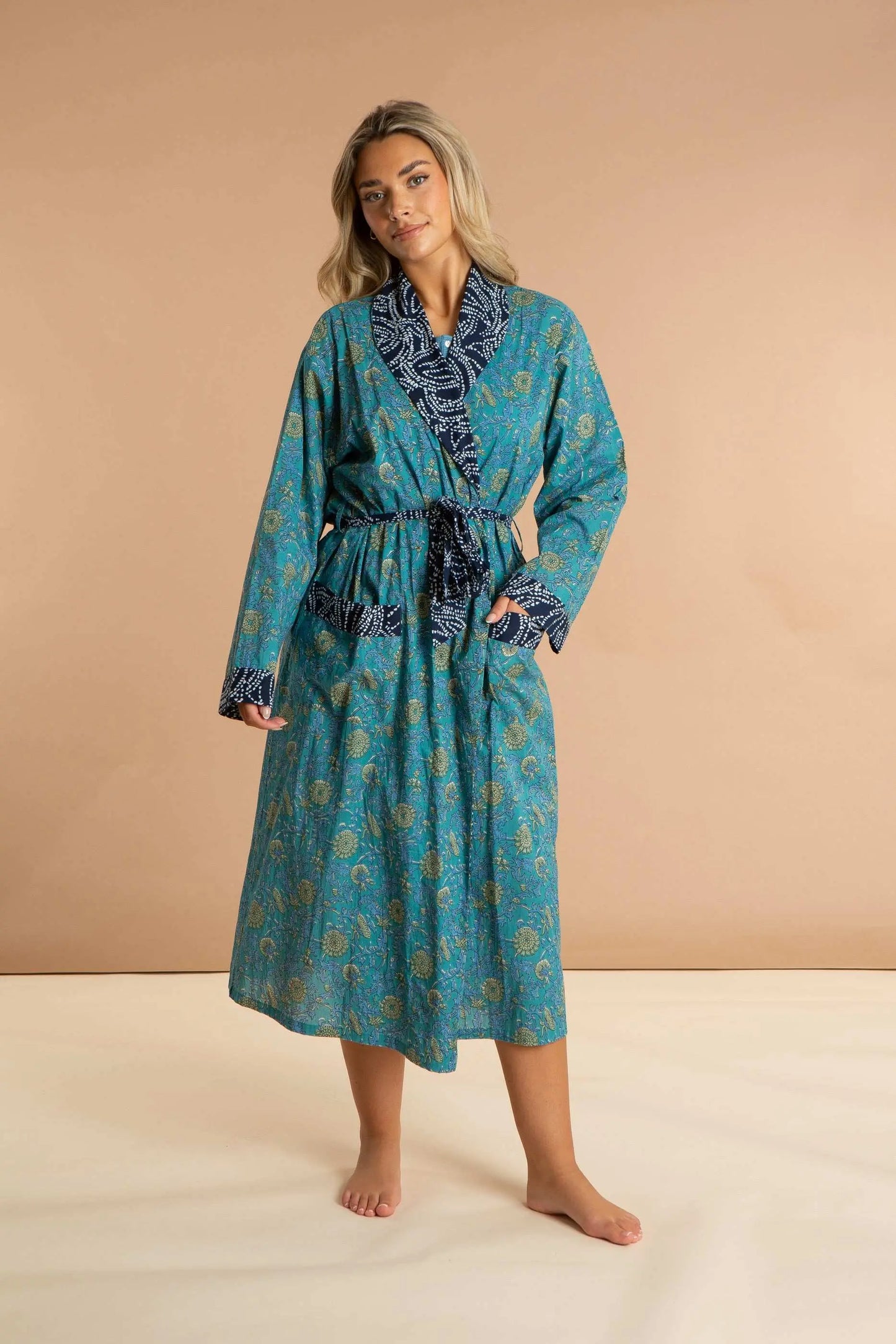 Green Dressing Gowns & Robes for Comfortable, Stylish Loungewear | Myza Green Dressing Gowns & Robes for Comfortable, Stylish Loungewear | Myza