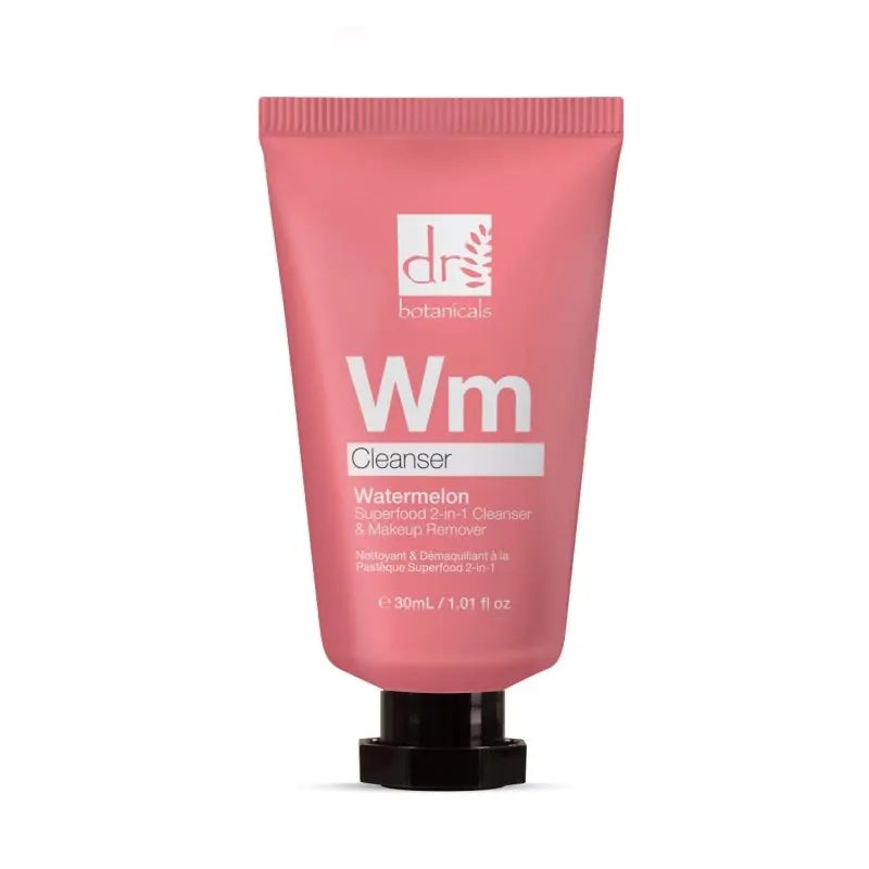 Watermelon Superfood 2-In-1 Cleanser & Makeup Remover 30ml Dr Botanicals