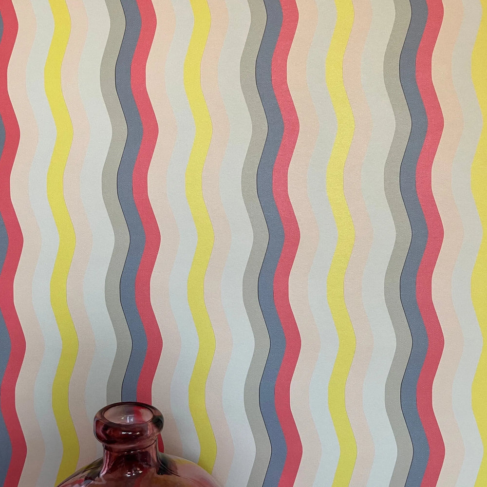 Wavy Stripe Wallpaper Sharon Jane