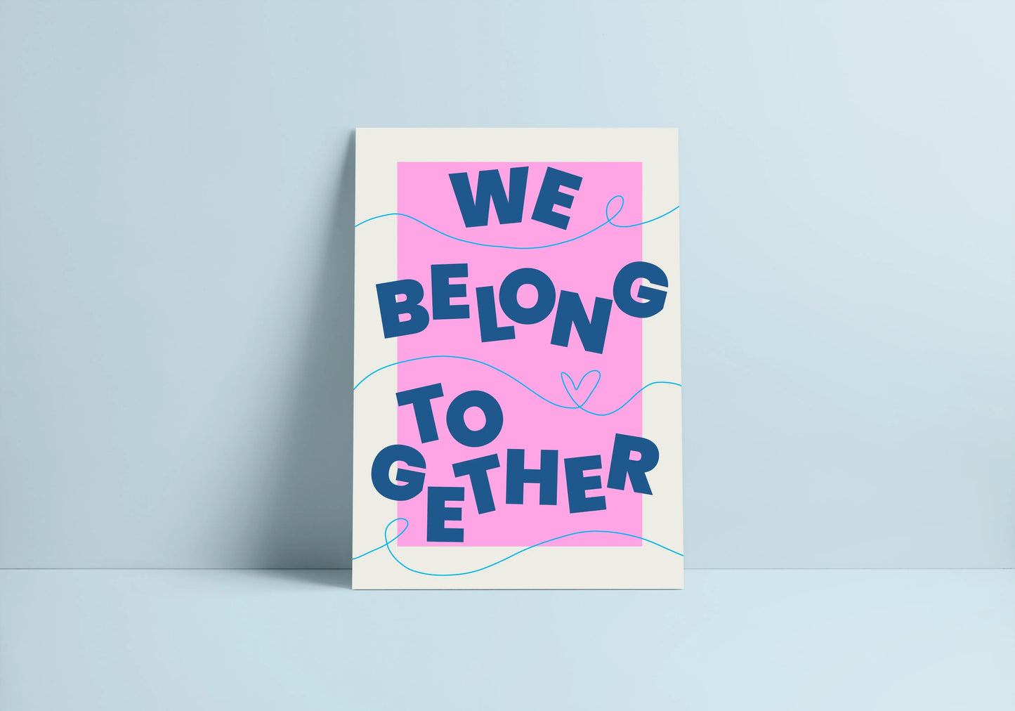 We Belong Together (Harry Styles inspired) A4 Lyric Print whowhatclaireart