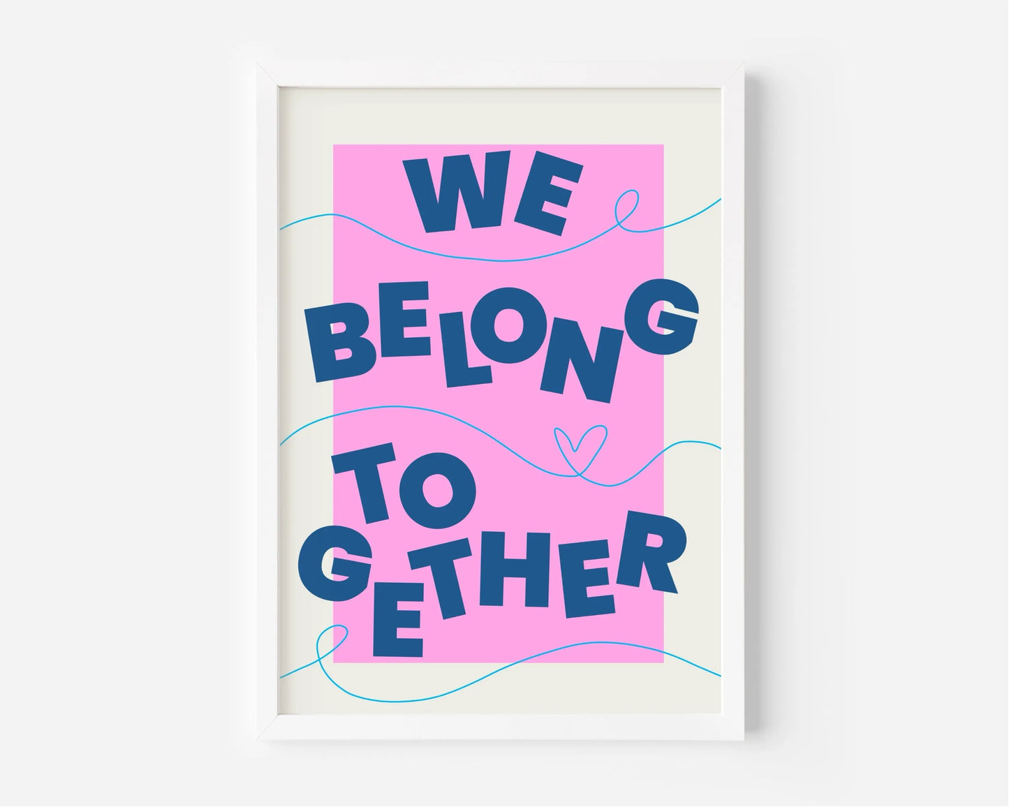 We Belong Together (Harry Styles inspired) A4 Lyric Print whowhatclaireart
