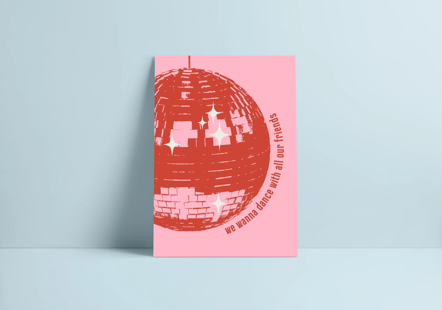 We Wanna Dance With All Our Friends (Harry Styles inspired) A4 Lyric Print whowhatclaireart