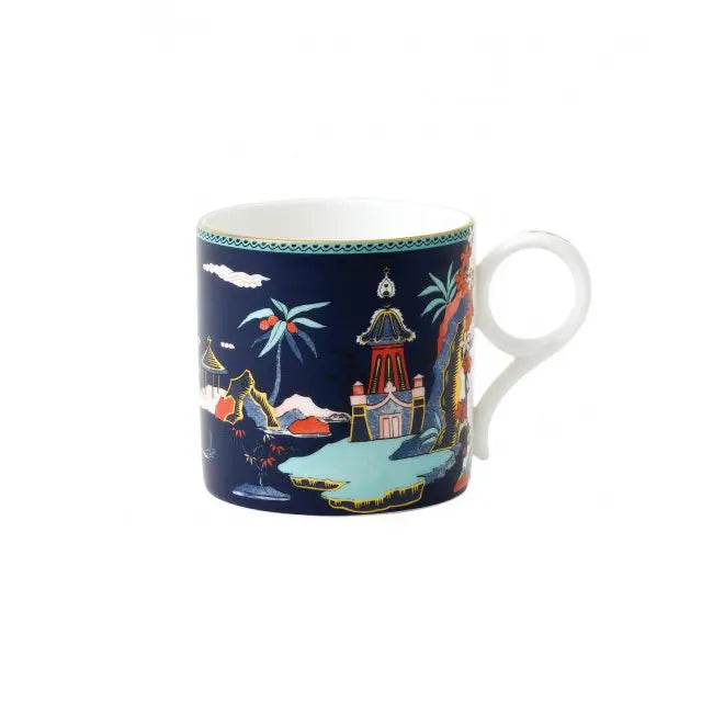Wedgwood Wonderlust Mug Large Blue Pagoda Wedgwood