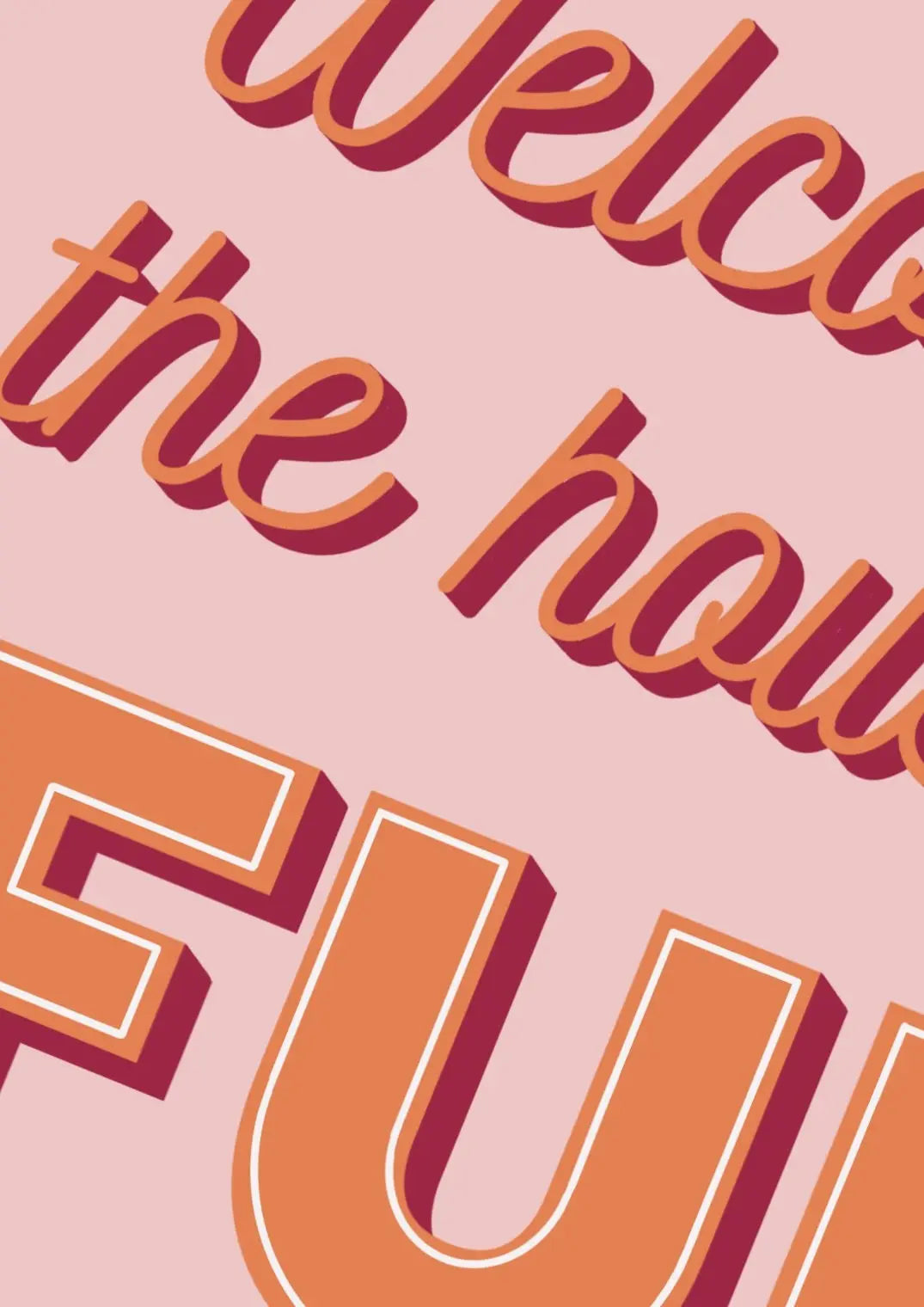 Welcome To The House Of Fun (Madness inspired) A4 Lyric Print whowhatclaireart