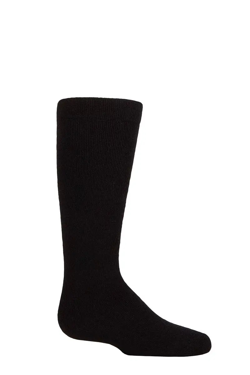Wellyboot Full Cushion Bamboo Socks with Comfort Cuff and Smooth Toe Seams Black LazyPanda