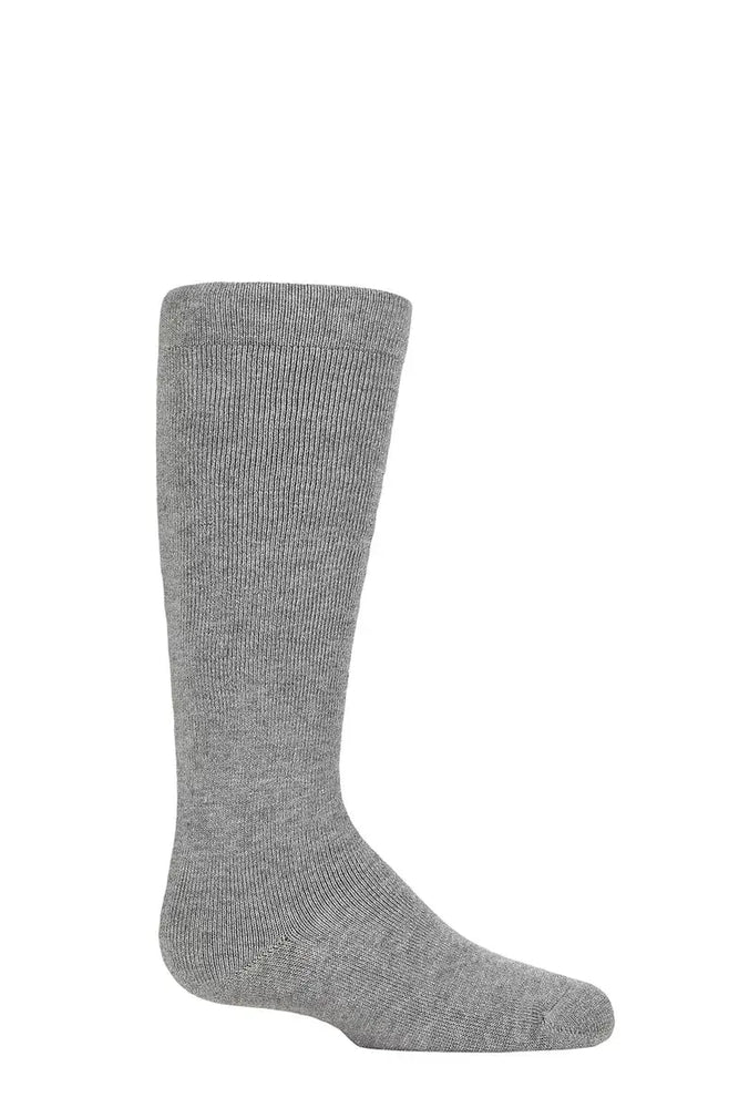 Wellyboot Full Cushion Bamboo Socks with Comfort Cuff and Smooth Toe Seams Light Grey LazyPanda