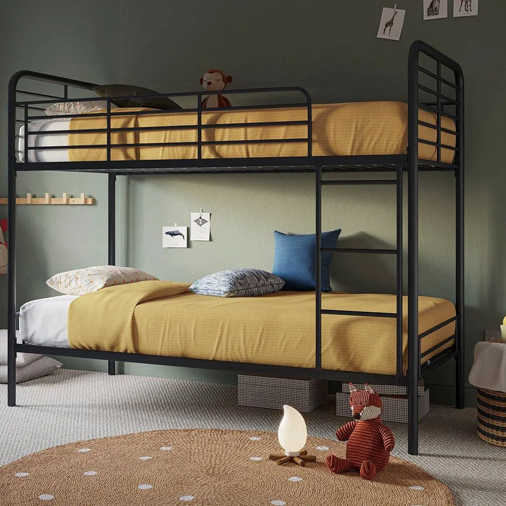 Westbrook Kids Metal Bunk Bed - Black Dreams