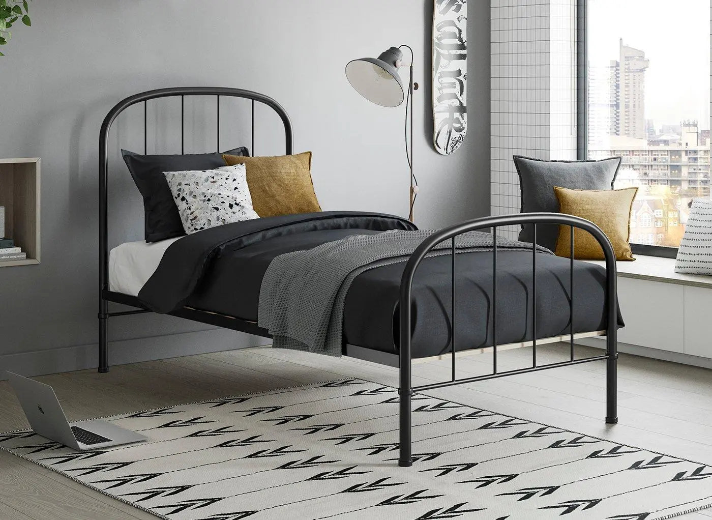 Westbrook Metal Bed Frame - Black Dreams