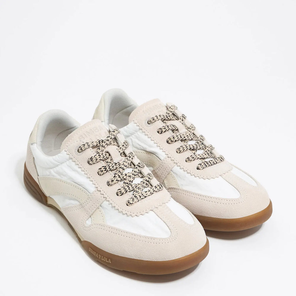 White 13 16 indoor sneaker Bimba y Lola UK