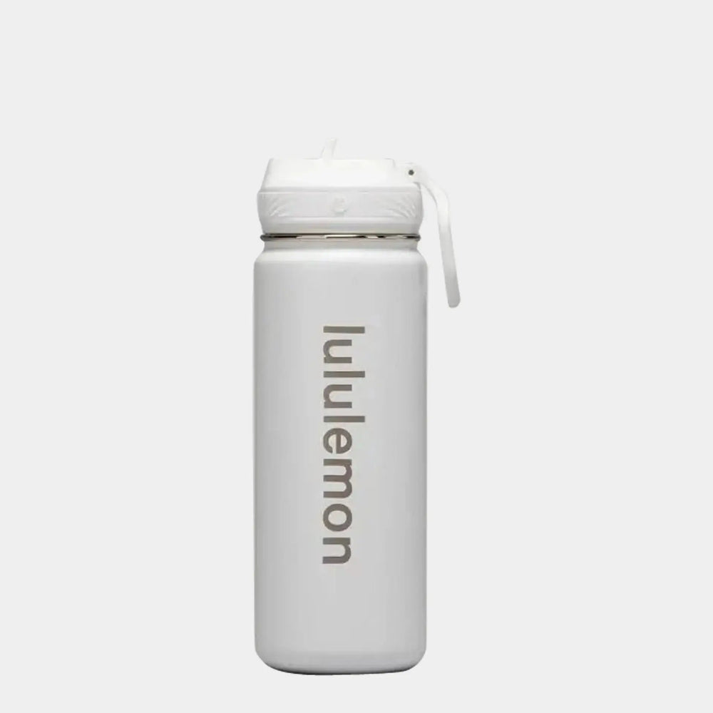 lululemon – Back to Life Sport Bottle 18oz Straw Lid – Color White Lululemon