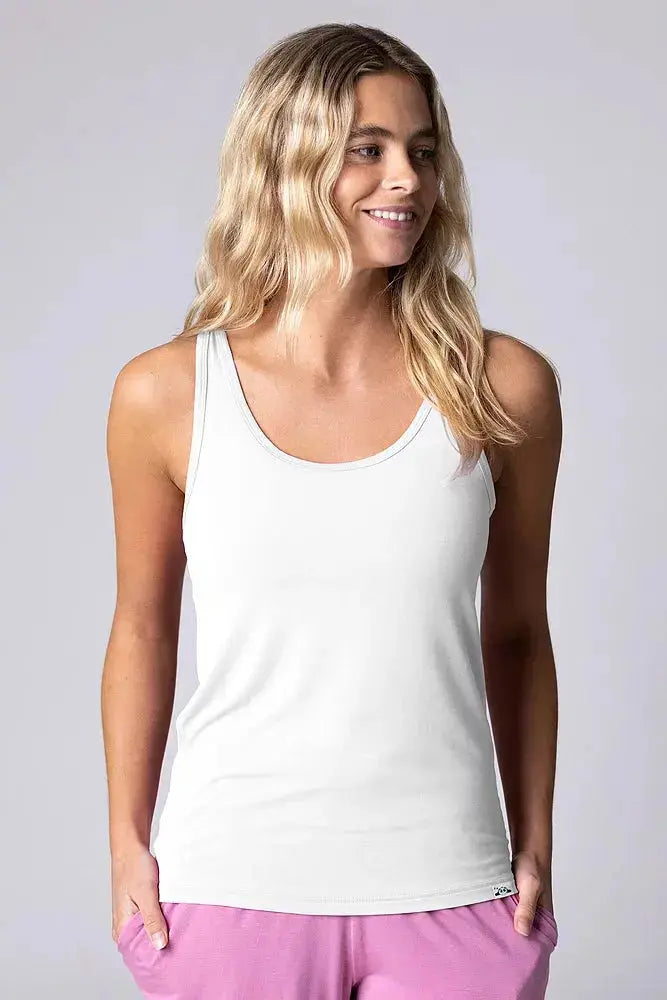 Bamboo Women's Loungewear Vest Top LazyPanda