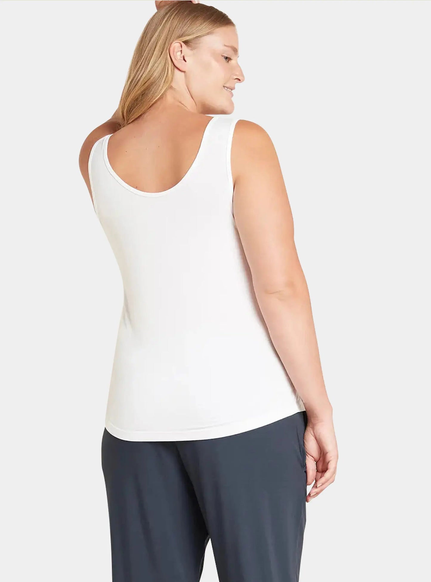White Bamboo Women's Tank Top Boody