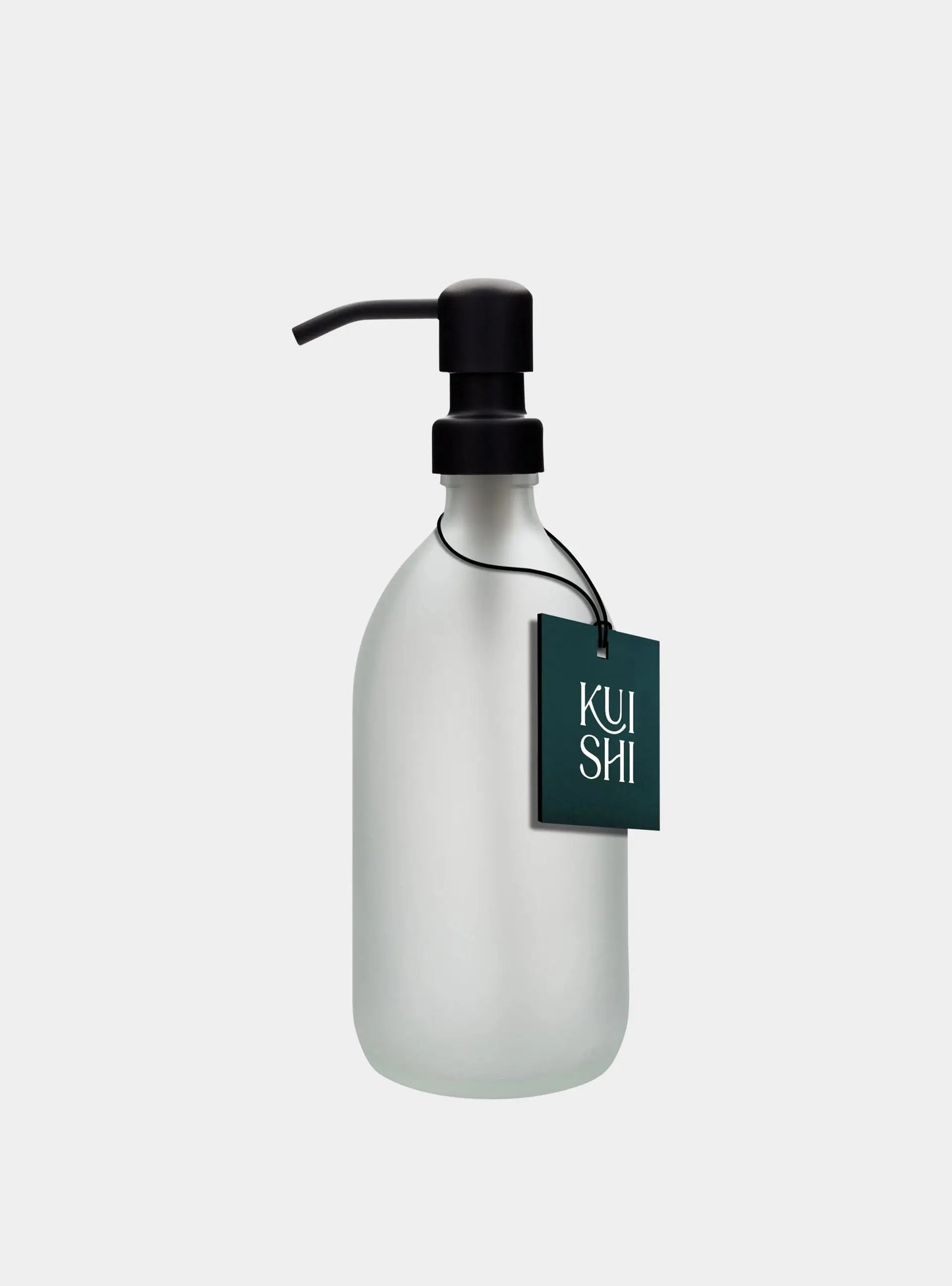 White Glass Soap Dispenser Kuishi
