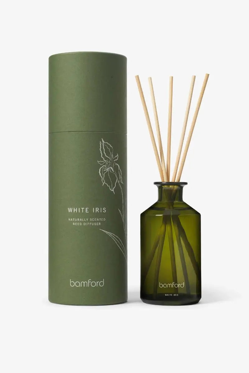 White Iris Flora Reed Diffuser Bamford