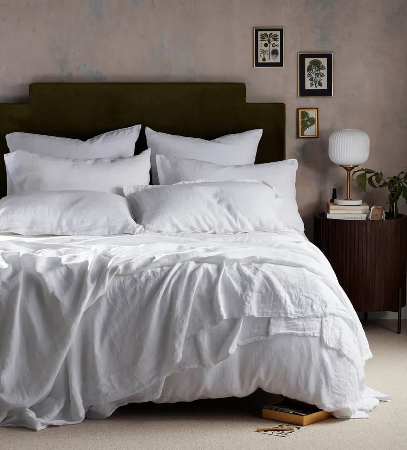 White Linen Duvet Cover The Secret Linen Store