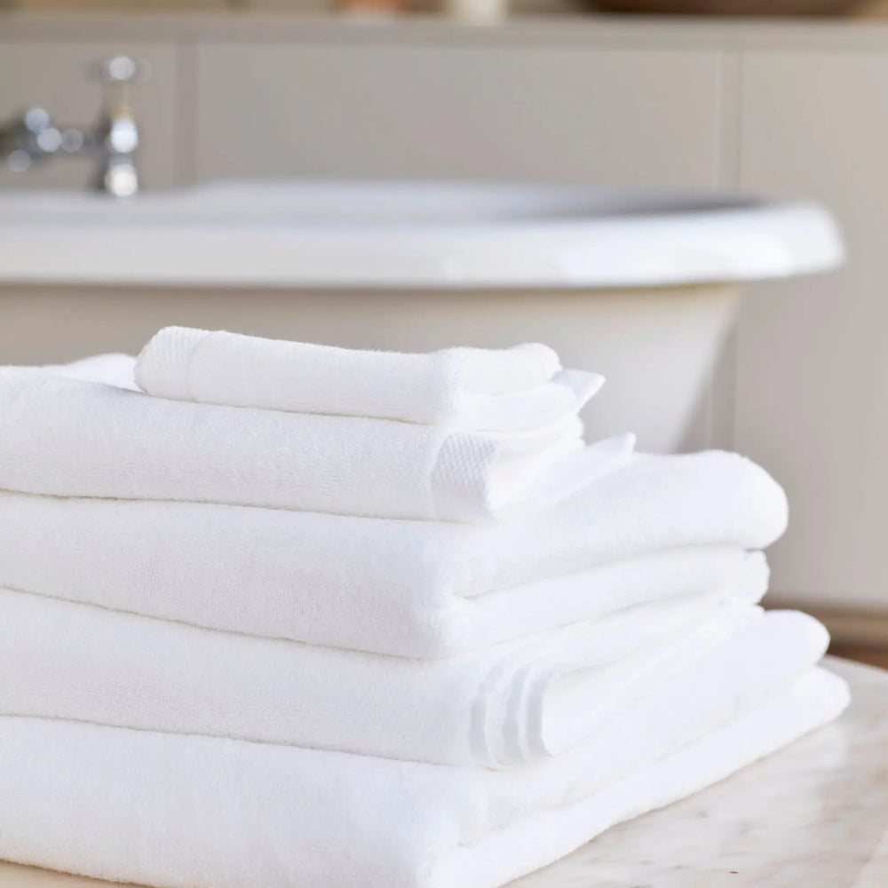 White Luxury Organic 100% Cotton Towels The Secret Linen Store