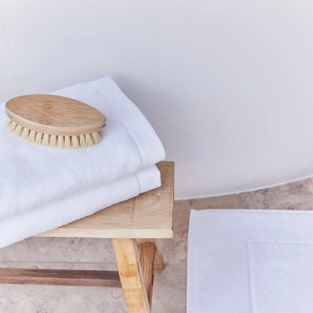 White Luxus Bath Towels Torres Novas UK
