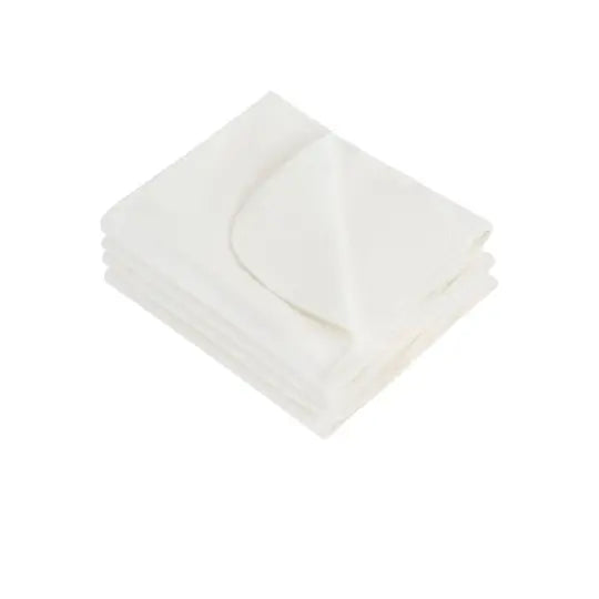 White Organic Burp Cloths - Pack of 4 PrimaCotton