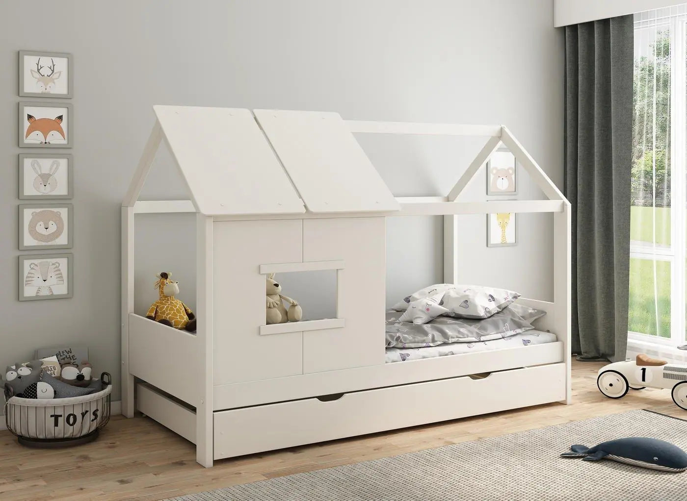 White Playhouse Bed Dreams