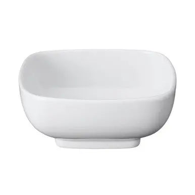 White Porcelain Square Bowl MUJI UK
