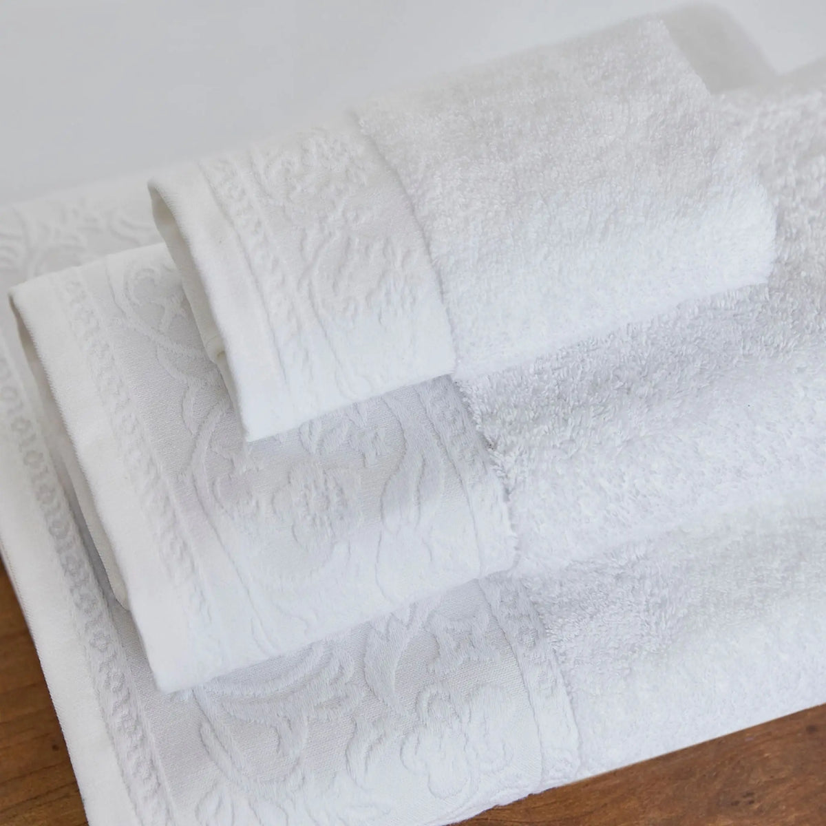 White Royale Bath Towels Torres Novas UK