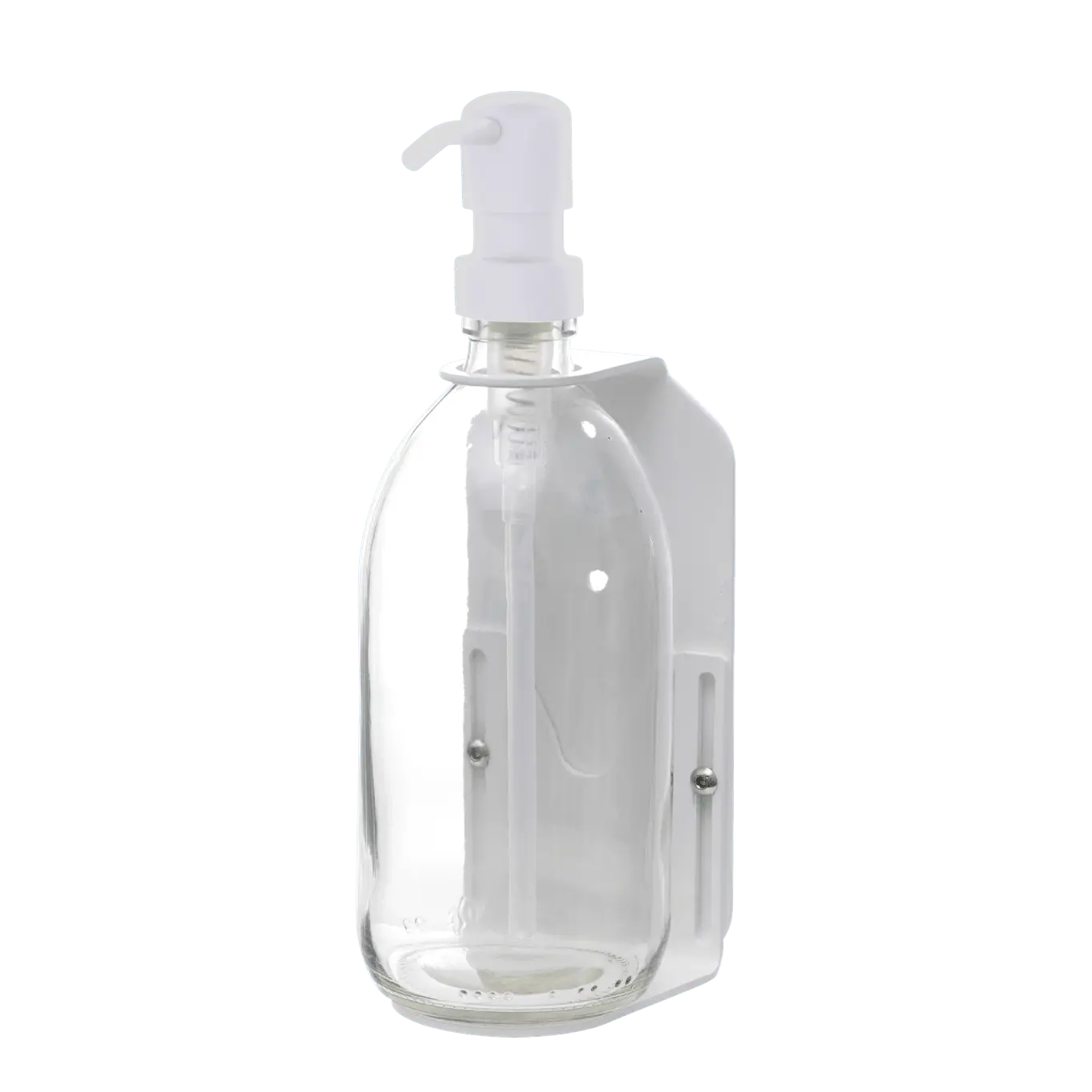White Single  Wall Mounted Soap Dispenser Kuishi