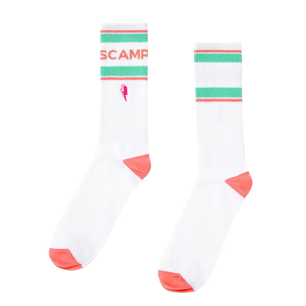 White Sport Socks Scamp & Dude
