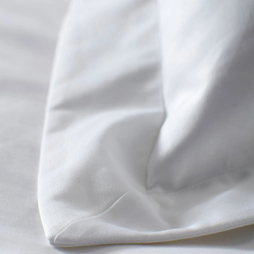 White Super Hero 100% Cotton 1000 Thread Count Oxford Pillowcase The Secret Linen Store