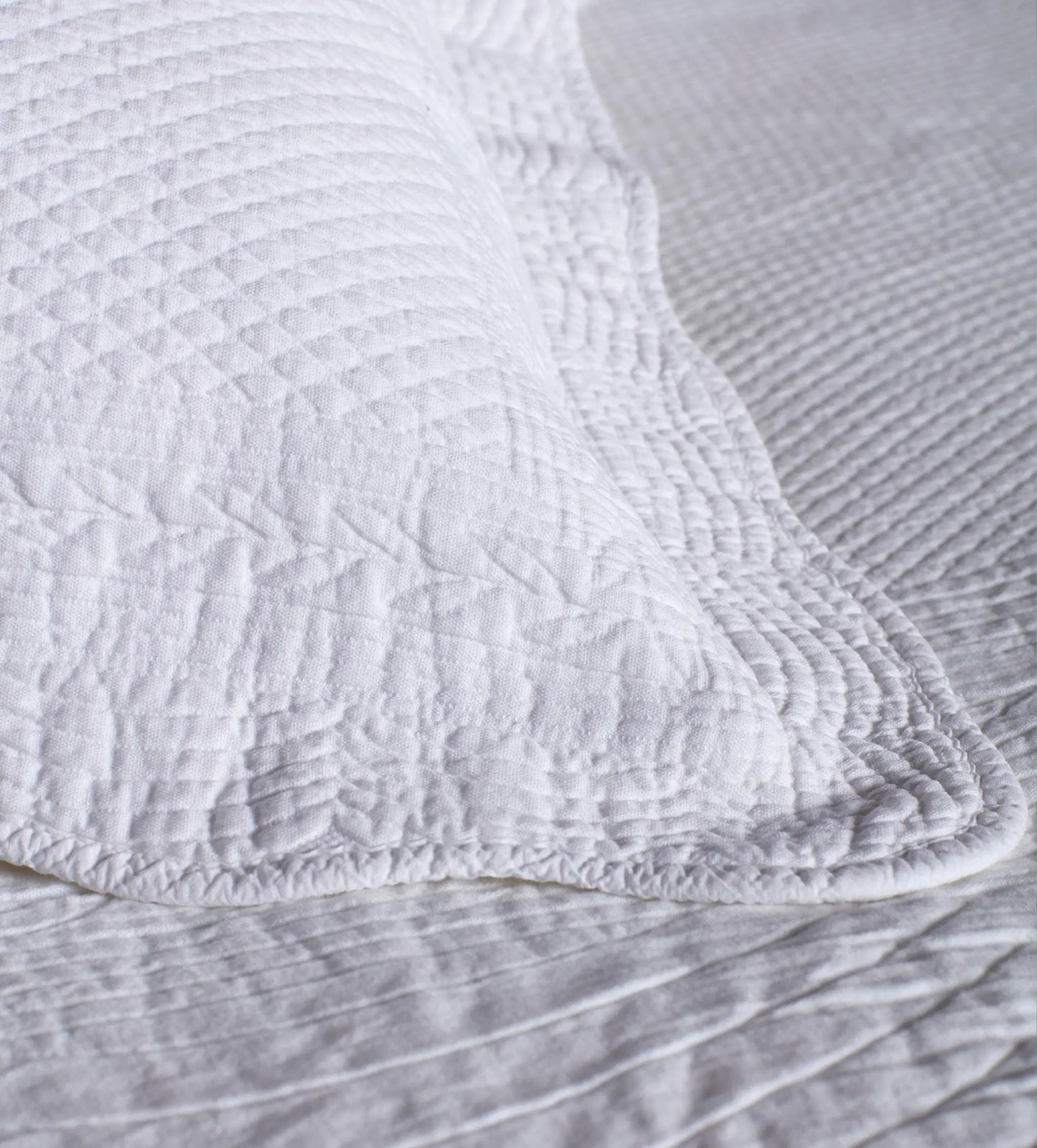 White Verity 100% Cotton Bedspread The Secret Linen Store