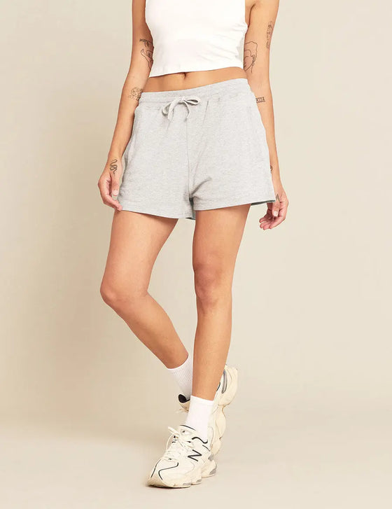 White Women's Lightweight Sweat Shorts Boody