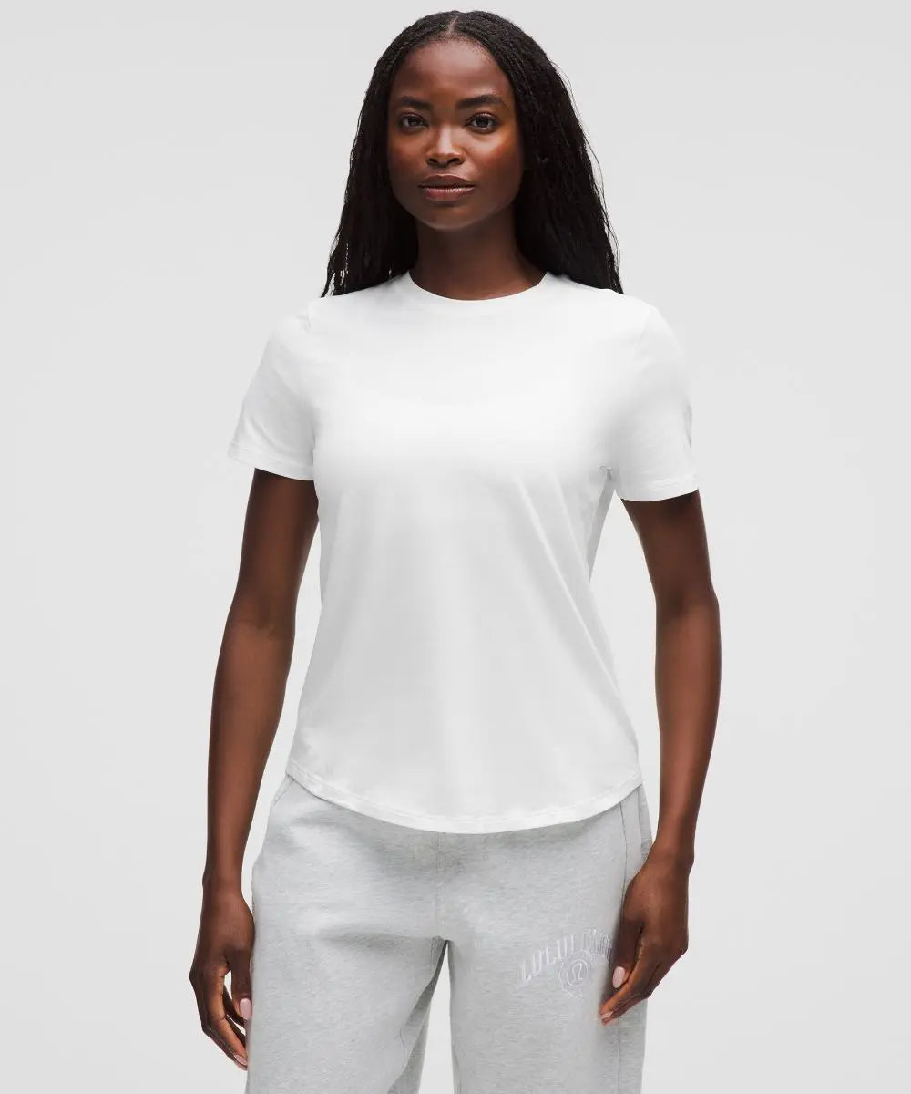 White Women's Love Crewneck T-Shirt Lululemon