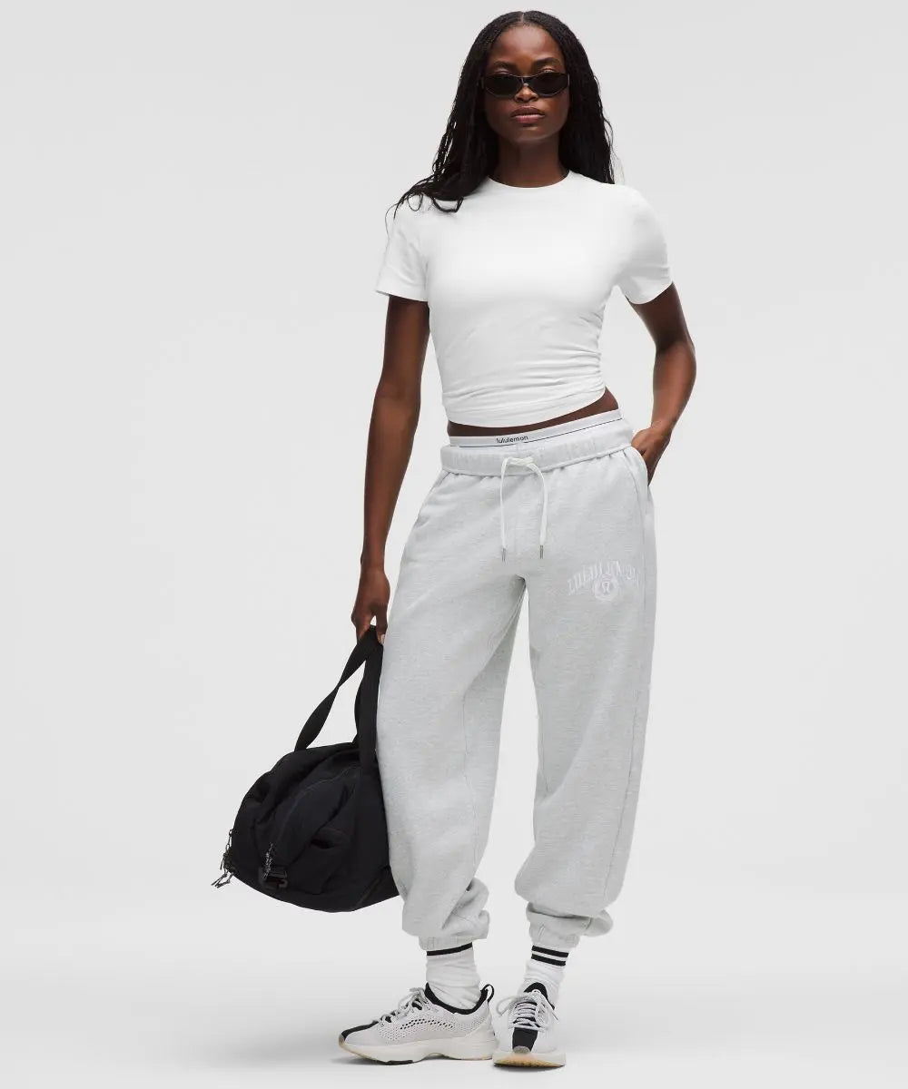 White Women's Love Crewneck T-Shirt Lululemon