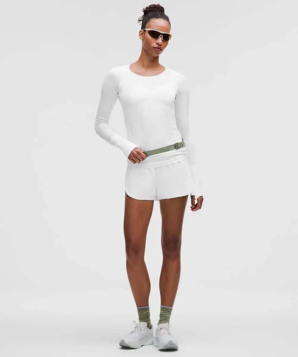 White Women's Swiftly Tech Long-Sleeve Shirt 2.0 Hip Length Lululemon