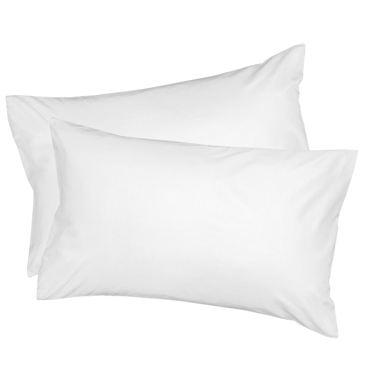 Egyptian Cotton Pillowcases in White (2 pack) Euphoric Bedding