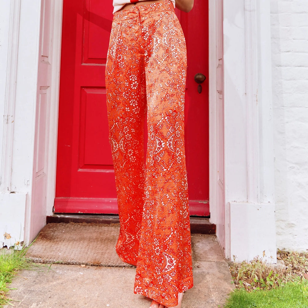 Wide Leg Trousers / "Arabea" Jessica Russell Flint