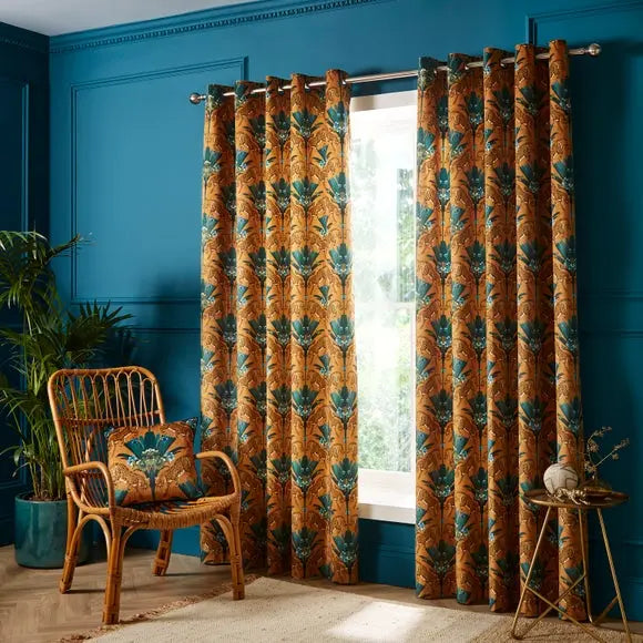 Wild Cheetah Eyelet Curtains Dunelm