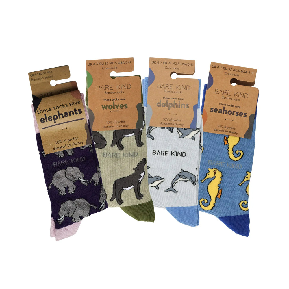 Wild at Heart Bamboo Sock Set Bare Kind
