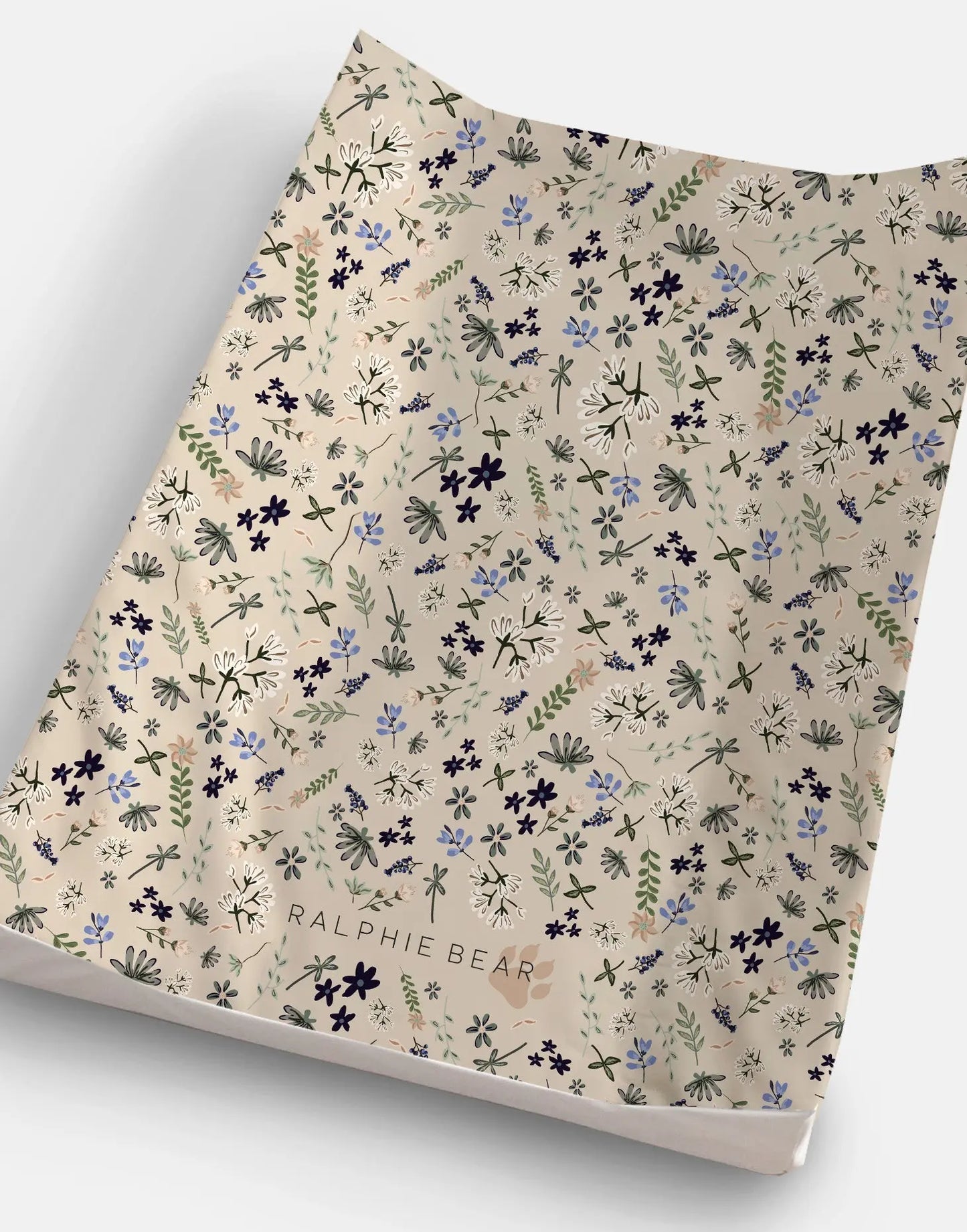 Wildflower Anti Roll Wedge Changing Mat Ralphie Bear