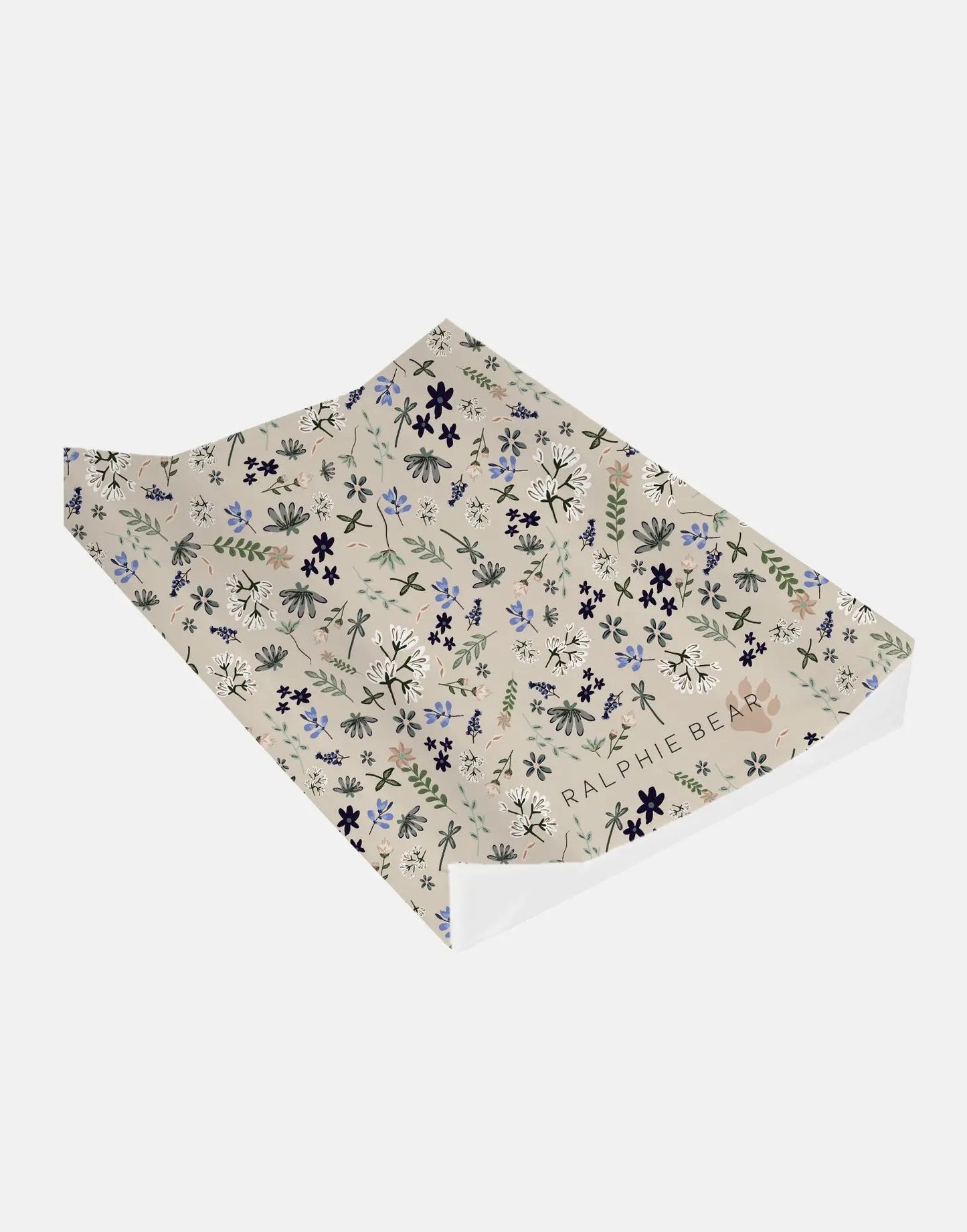 Wildflower Anti Roll Wedge Changing Mat Ralphie Bear