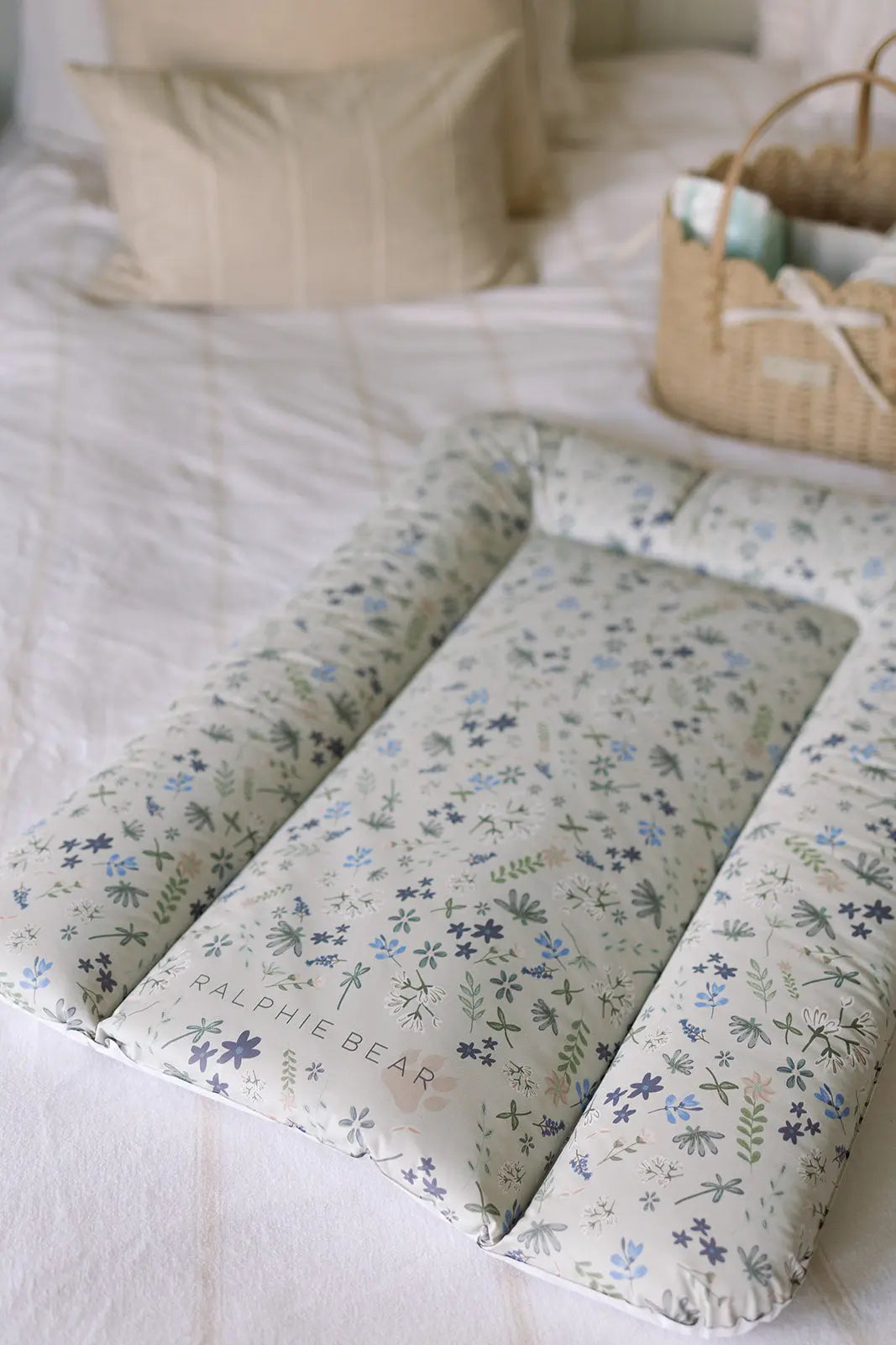 Wildflower Comfort Changing Mat Ralphie Bear