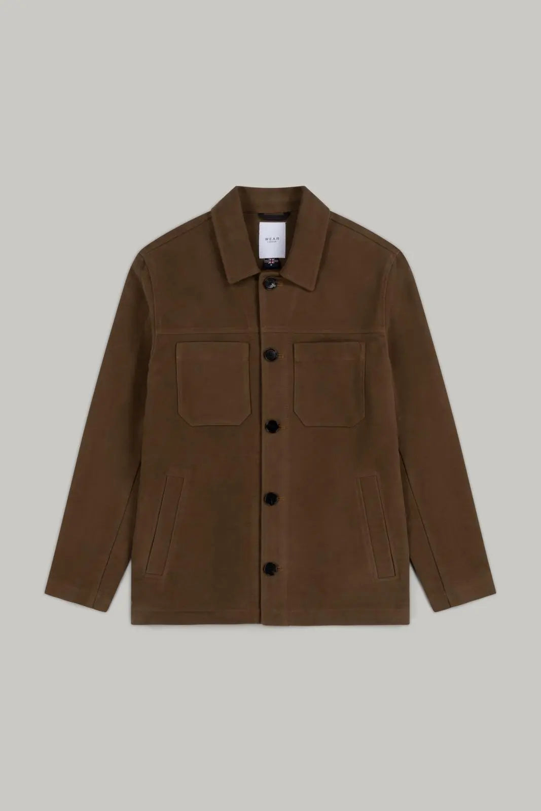 Wilkes Shacket - Camel Moleskin Wear London