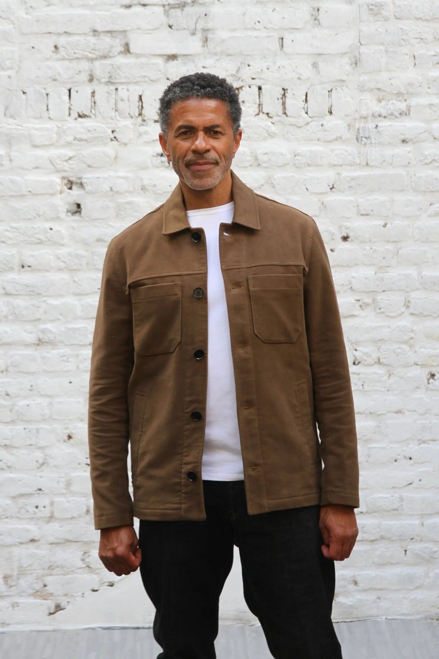 Wilkes Shacket - Camel Moleskin Wear London