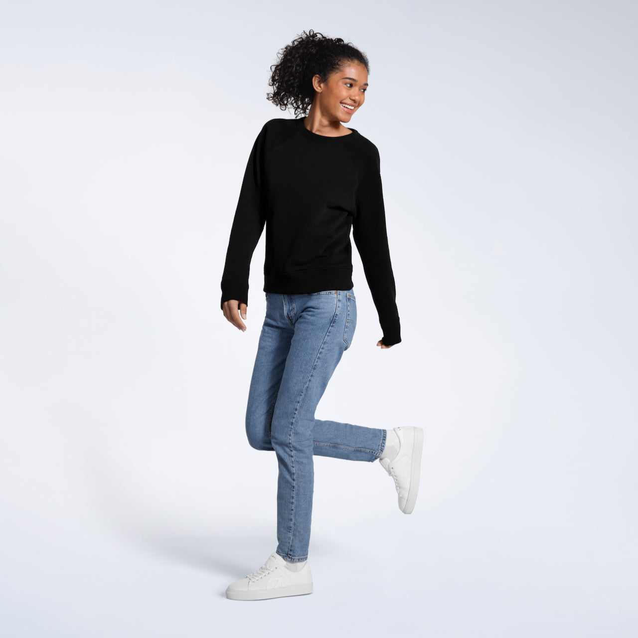 French Terry Women's Organic Sweatshirt PLAINANDSIMPLE