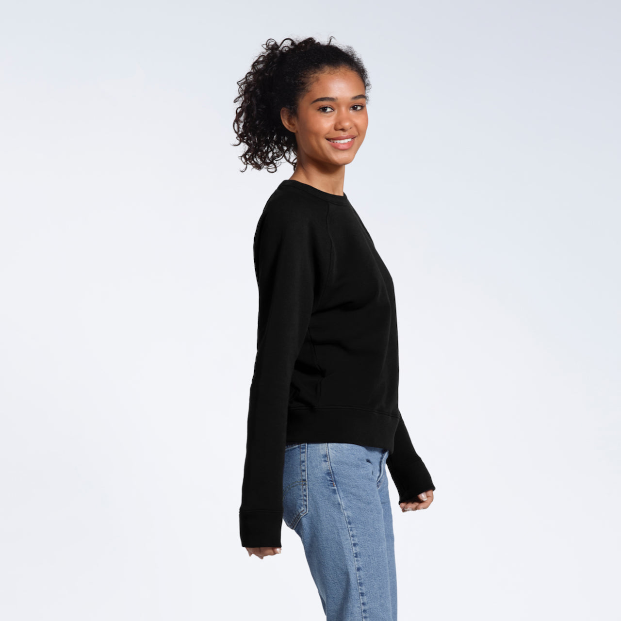 French Terry Women's Organic Sweatshirt PLAINANDSIMPLE
