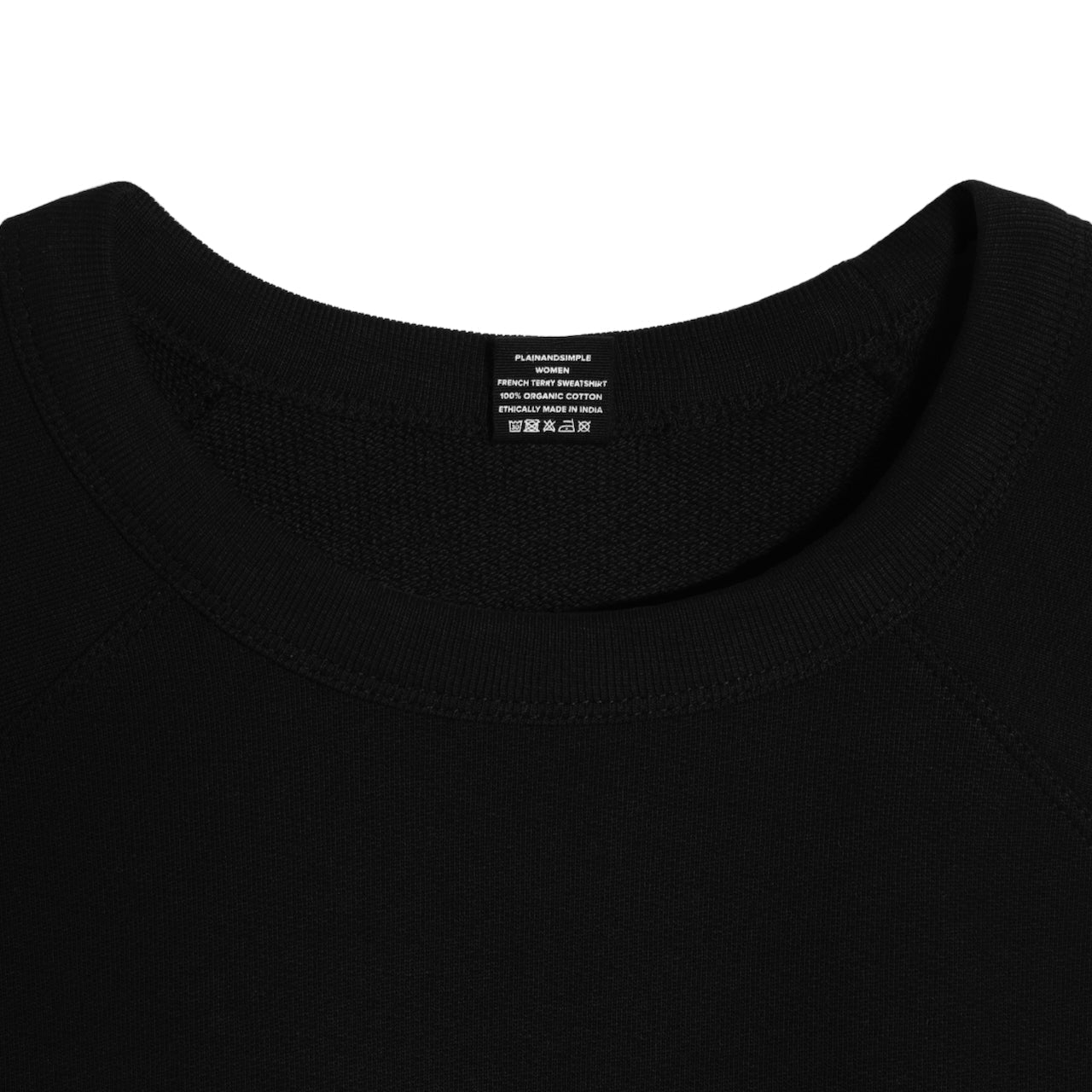 French Terry Women's Organic Sweatshirt PLAINANDSIMPLE