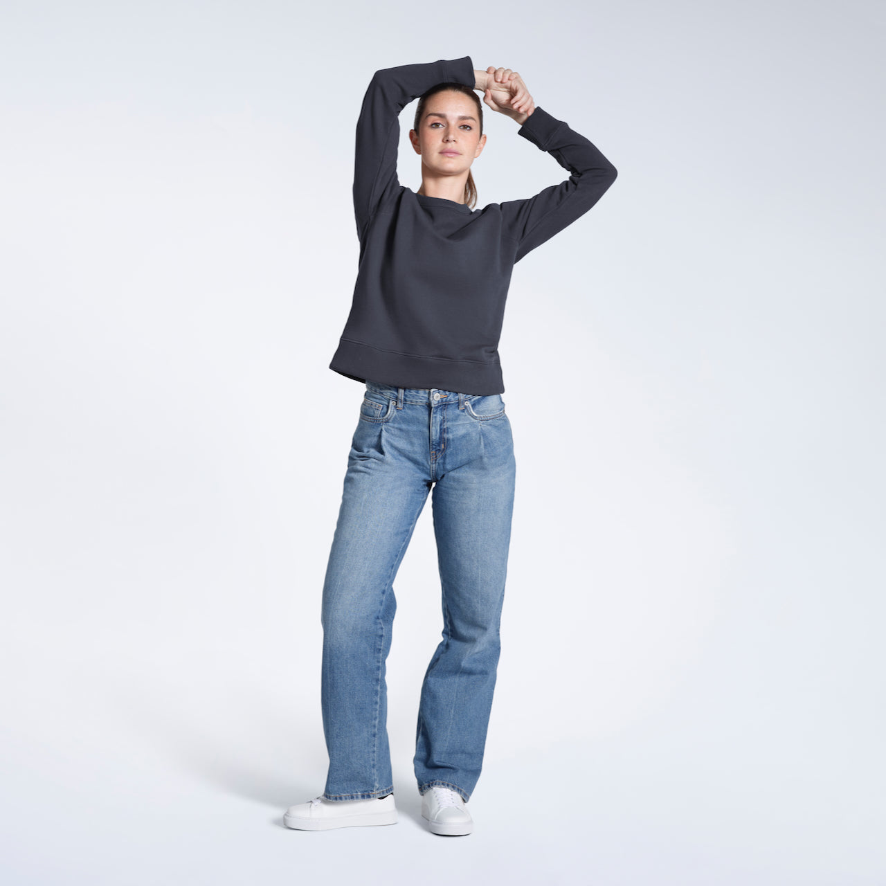 French Terry Women's Organic Sweatshirt PLAINANDSIMPLE