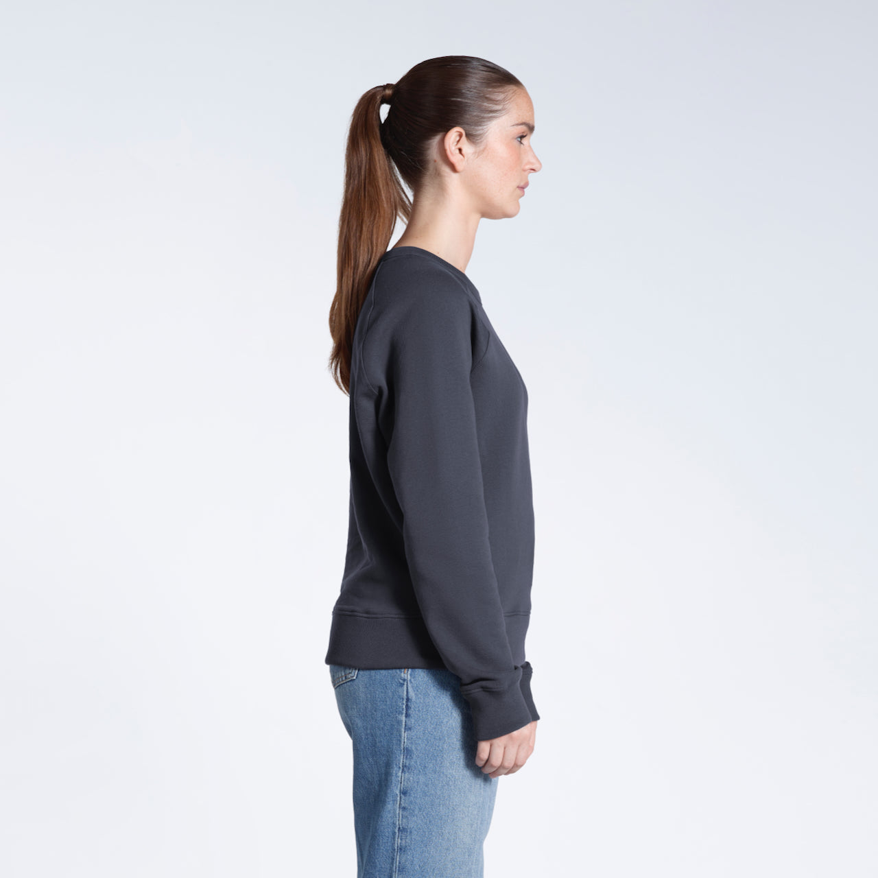 French Terry Women's Organic Sweatshirt PLAINANDSIMPLE