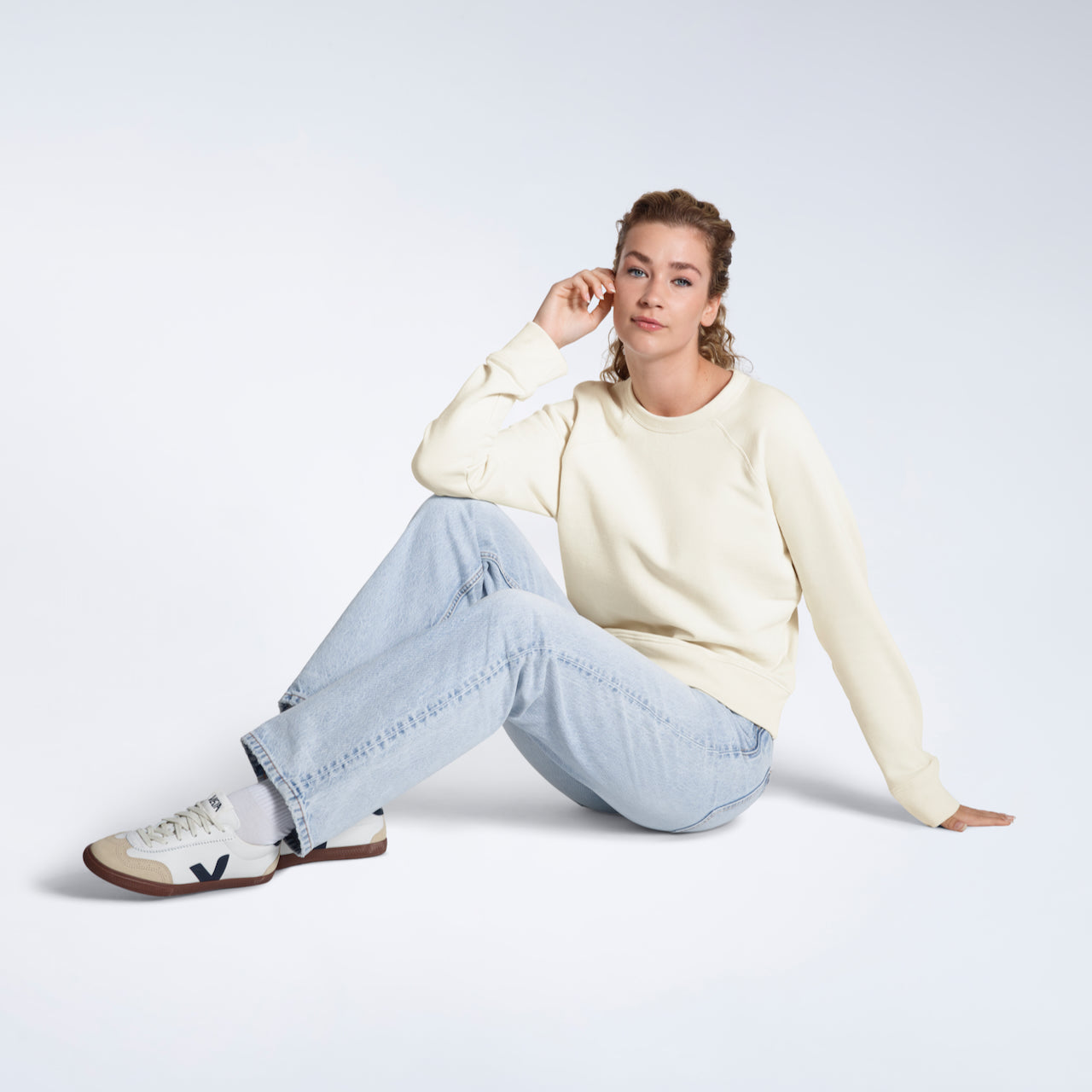 French Terry Women's Organic Sweatshirt PLAINANDSIMPLE